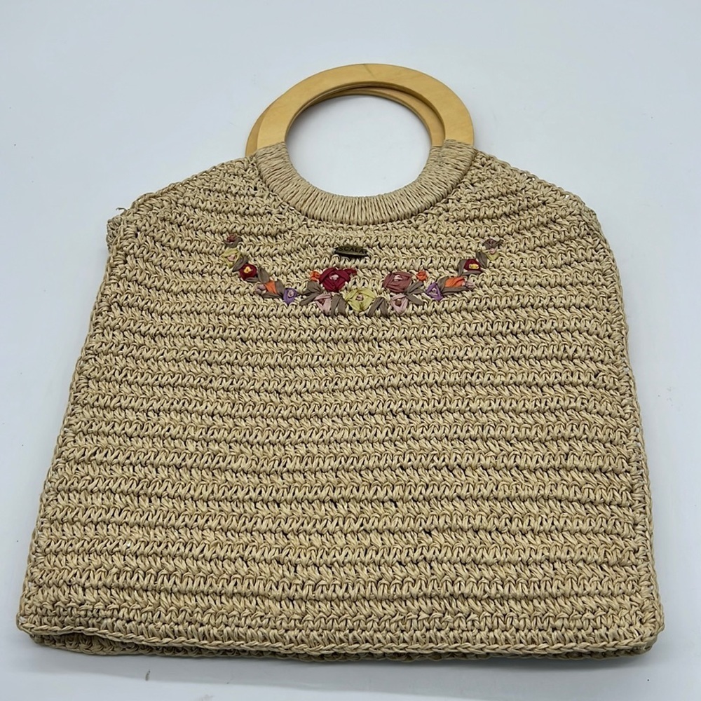 Pretty Scala Woven Straw Bag